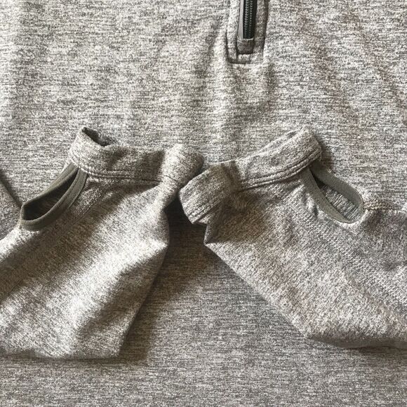 Nike Womens S Dri-Fit Element 1/4 Zip Running Jogging Reflective Gray 481320 Gym - Picture 9 of 11